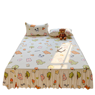 床裙罩2025新款四季通用小清新床裙遮丑下摆床沿边布夏季新款床裙