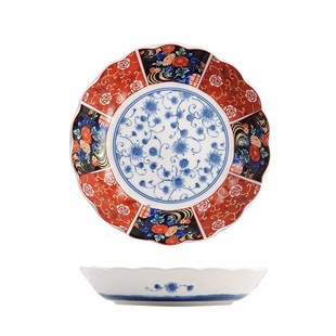 创意小众复古餐具家用陶瓷菜盘日式料理盘寿司刺身盘水果盘沙拉盘