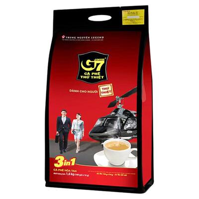 越南版进口G7咖啡原味100条速溶三合一即溶咖啡粉上班学生提神