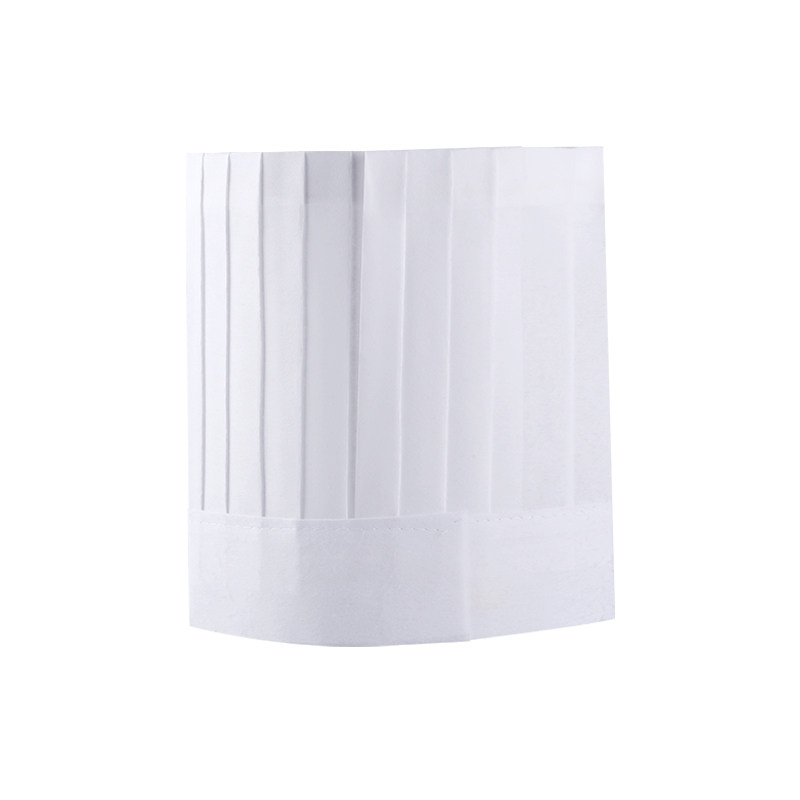 一次性厨师帽子无纺布厨师帽纸帽高帽男女士厨房帽加厚工作帽