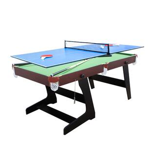 台球桌子成人折叠斯诺克家用美式桌球台儿童小型乒乓球桌二用桌游