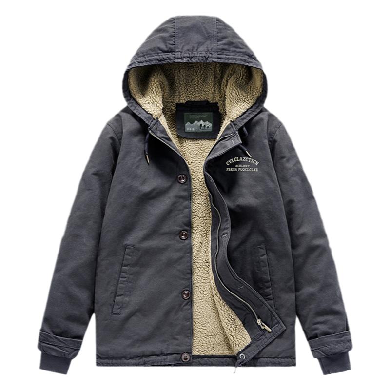 棉衣新款加绒加厚冬季外套棉服