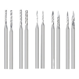 刺猬蓝盒牙针核雕牙雕首饰雕刻刀微雕铣刀磨头2.35柄尖刀针圆刀针