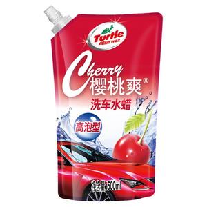 龟牌洗车液樱桃爽水蜡白车专用浓缩高泡沫去污黑色腊清洁清洗