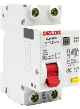 德力西双进双出带漏电保护断路器DZ47PLEY CDB3LE 32A63A空气开关
