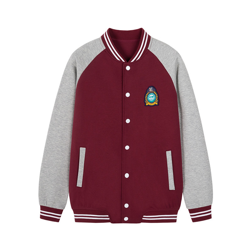 HeyJunior校服春秋男女童儿童中大童运动服外套小学生棒球服套装