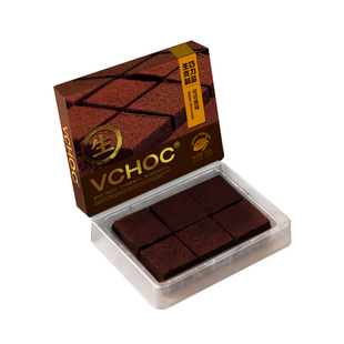 VCHOC生巧克力50g礼盒装纯可可脂醇香丝滑一口沦陷办公约会小零食