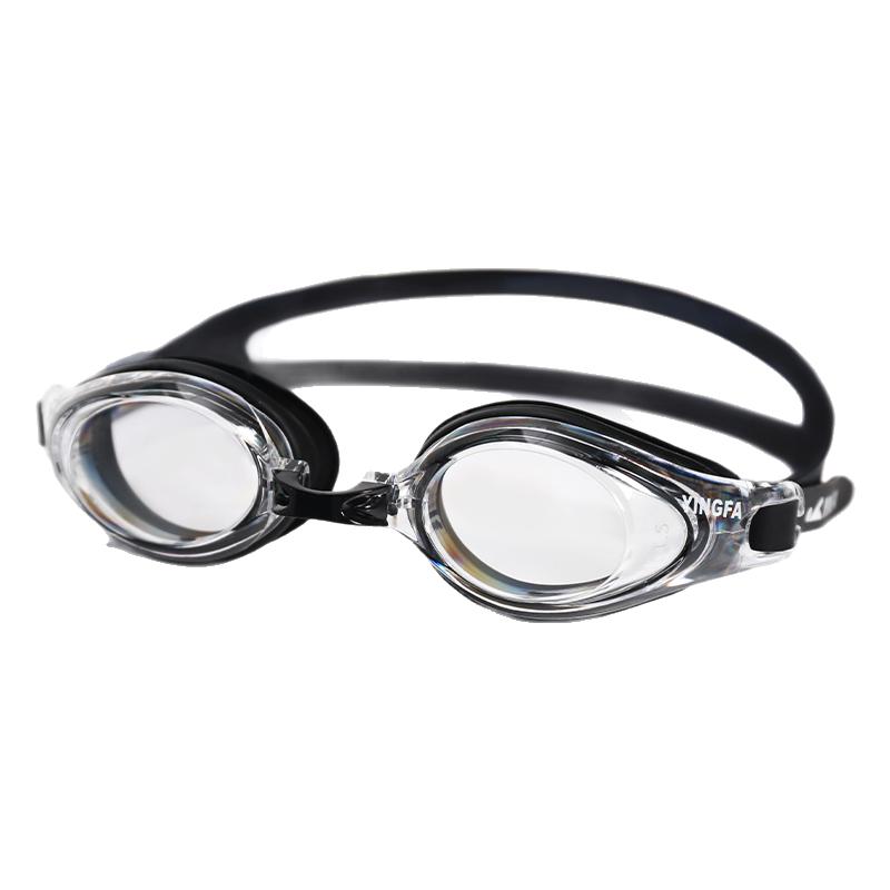 英发近视泳镜女防水防雾高清泳镜男款成人大框专业带度数游泳眼镜