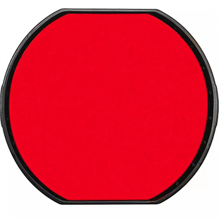 正品德士美回墨章印台RP公章油性墨盒红色圆形印泥翻转印专用外壳