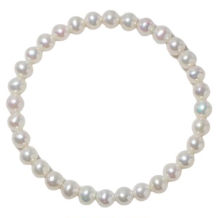 极光baby珍珠手链345mm诸暨天然淡水珍珠珍珠手串女弹力绳可diy