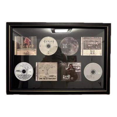 CD展示框明星专辑收纳相框立体收纳挂墙展示相框送朋友创意礼物
