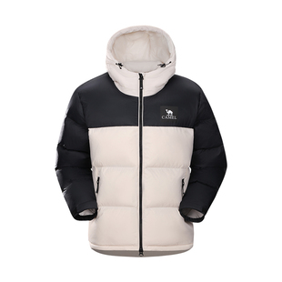 【拒水绒】骆驼户外羽绒服秋冬新款中长款男女加厚外套羽绒服