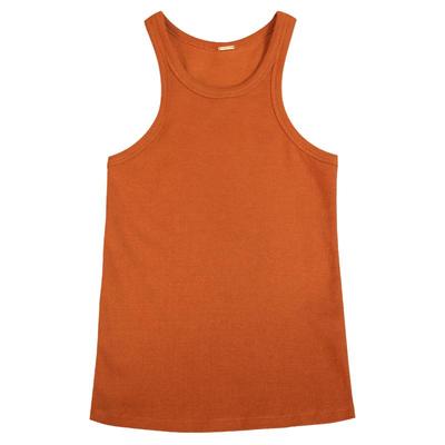 高克重长绒棉经典螺纹背心