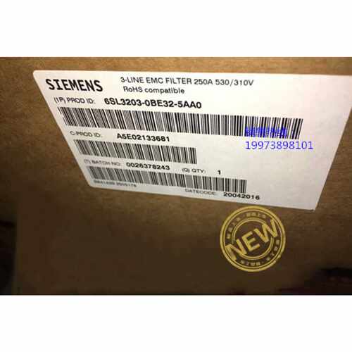 议价全推荐6SL3203-0BE32-5AA0西门子G120电源滤波器6SL32030BE32