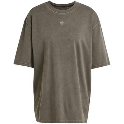 【自营】adidas阿迪达斯女三叶草嘻哈OVERSIZED短袖T恤JI5729运动