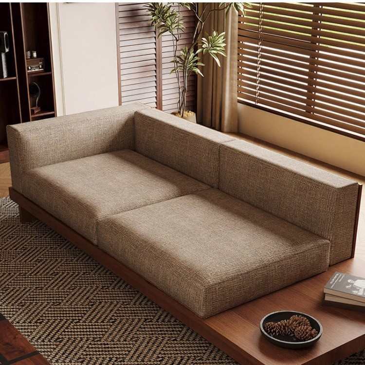 北欧简约实木客厅带边创意会咖啡厅沙发所设计师民宿休闲几长凳