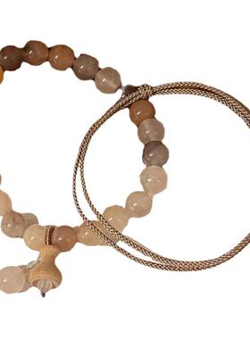 国风天然玉石串珠手链