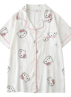 A类女童短袖儿童睡衣夏季家居服