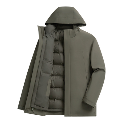 杉杉秋冬新款可拆卸男式羽绒服