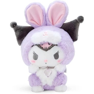 日本sanrio三丽鸥Kuromi周边正版兔耳库洛米公仔玩偶毛绒玩具礼物