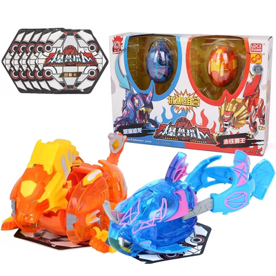 爆兽猎人2玩具天炎战龙翔龙骑士暴兽暴瘦变形龙蛋爆裂恐龙蛋男孩1