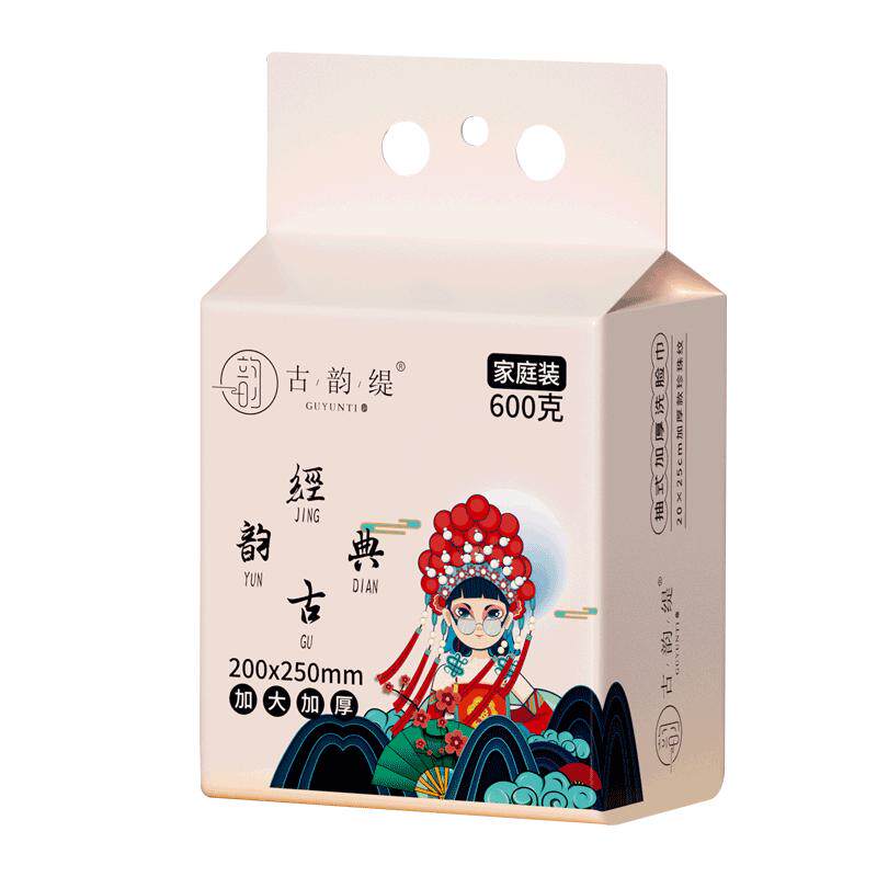 国货古韵缇600克大包洗脸巾