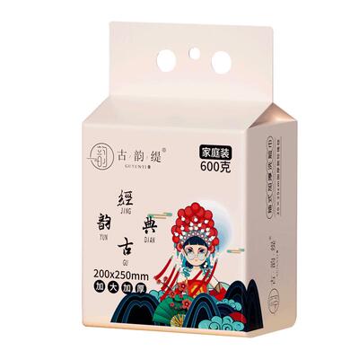 国货古韵缇600克大包洗脸巾