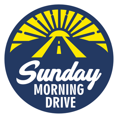 MORNING DRIVE清晨驾驶模式趣味出行汽车玻璃无痕静电贴阳光周日