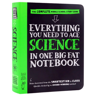 Everything You Need to Ace Science in One Big Fat Notebook 英文原版 美国少年中学生优等生学霸超级笔记 科学 英文版英语书籍