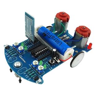 蓝牙遥控小车套件重力感应循迹避障C51单片机智能车焊接DIY散件