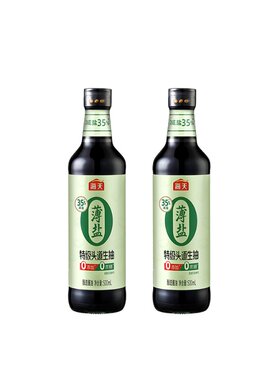 海天薄盐0添加头道生抽500ml