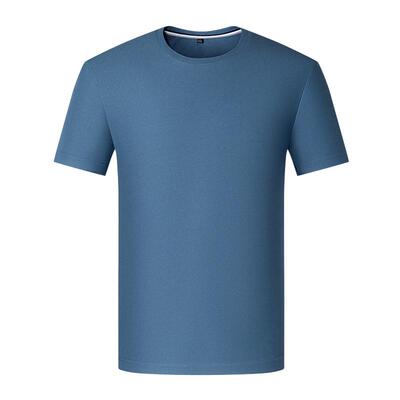 红豆男装凉感t恤2026夏季短袖薄款吸湿透气打底圆领T恤青中年