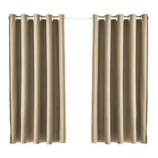 卧室全遮光窗帘2025新款奶油风飘窗客厅防晒隔音挂钩式阳台遮阳布