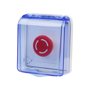 86型暗装按钮开关控制盒紧急停止启动风机电梯远程控制面板按钮盒