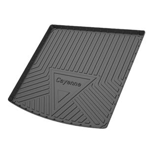 御马汽车TPE后备箱垫适用保时捷玛卡宴 帕拉梅拉迈凯碳纤纹尾箱垫