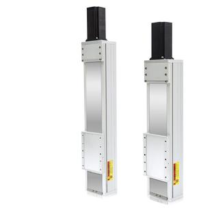 全封闭直线模组滑台钢带内嵌式密封十字丝杆高精密导轨绿牛NN100