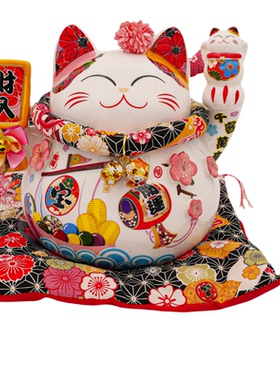【本尼家】千客万来招财猫存钱罐开业店铺礼家居玄关摆件