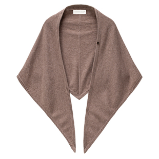 322WORKHOUSE羊毛羊绒三角围巾女2025新款秋冬针织披肩B824+B834