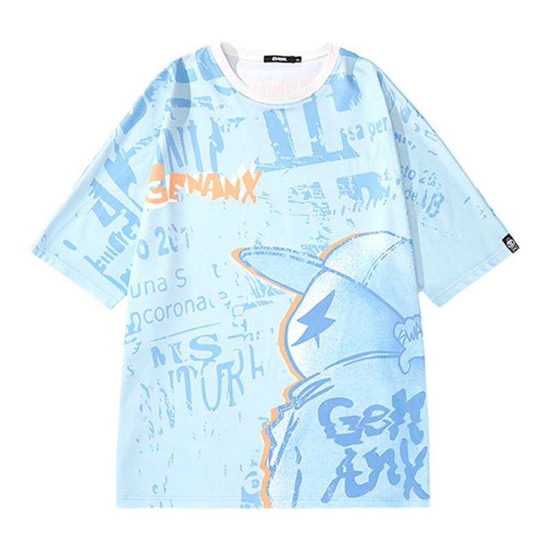 GENANX闪电潮牌短袖情侣夏季装新