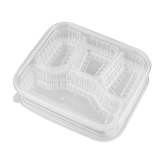 一次性餐盒三格四格外卖饭盒分格盒饭打包盒商用快餐盒食品级餐盘