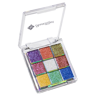 巽菲特变色龙九色眼影盘冰透爆闪彩色亮片珠光日常玩妆女圣诞礼物