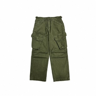 【公升组】钊叔制古着vintage多口袋工装长裤男重工水洗休闲裤子