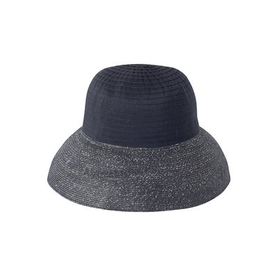 三所vintage FEDORA法式绅士透气易打理可折叠黑色编织帽