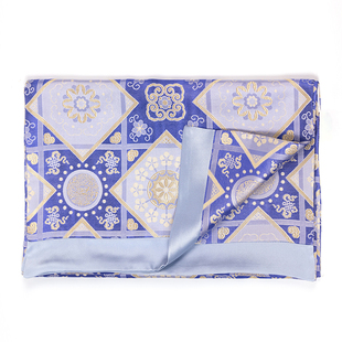 南京云锦研究所真丝织锦围巾新中式披肩女士丝巾礼盒百搭礼品