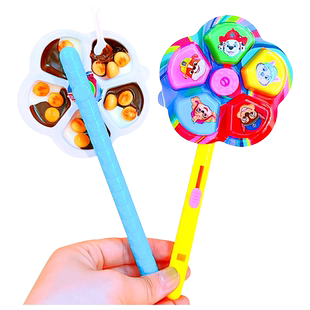 津滋口哨炫风车汪汪队巧克力糖果风车能吃能吹能转（代可可脂）