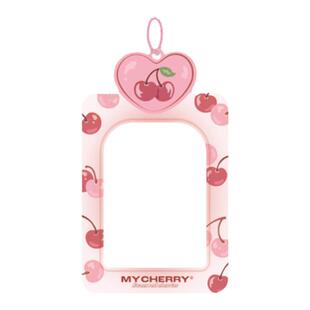 韩国iconic可爱少女3寸小卡夹拍立得卡套照片夹门禁卡双面包挂件