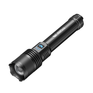 微笑鲨手电筒超亮强光激光炮远射户外长续航大容量充电式2025新款