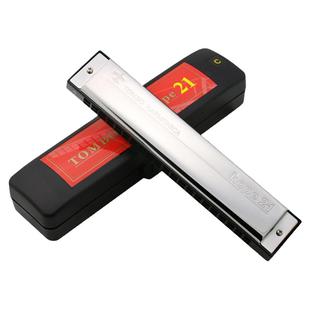 TOMBO通宝口琴官方儿童初学者入门21孔复音口琴成人专业演奏 6621