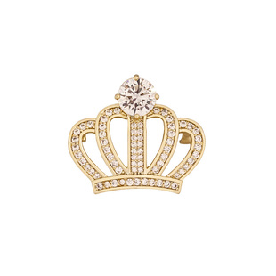 【等你加冕】璀璨皇冠公主胸针精致高档别针扣西装制服胸花配饰女