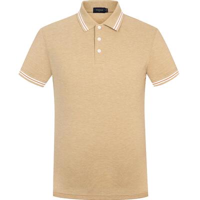 夏季短袖polo衫商务条纹